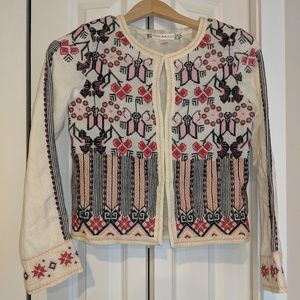 New Chelsea&Violet Embroidered Stoneflower Blazer